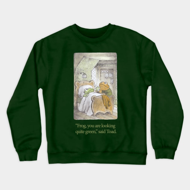 green Crewneck Sweatshirt by saoirse casey